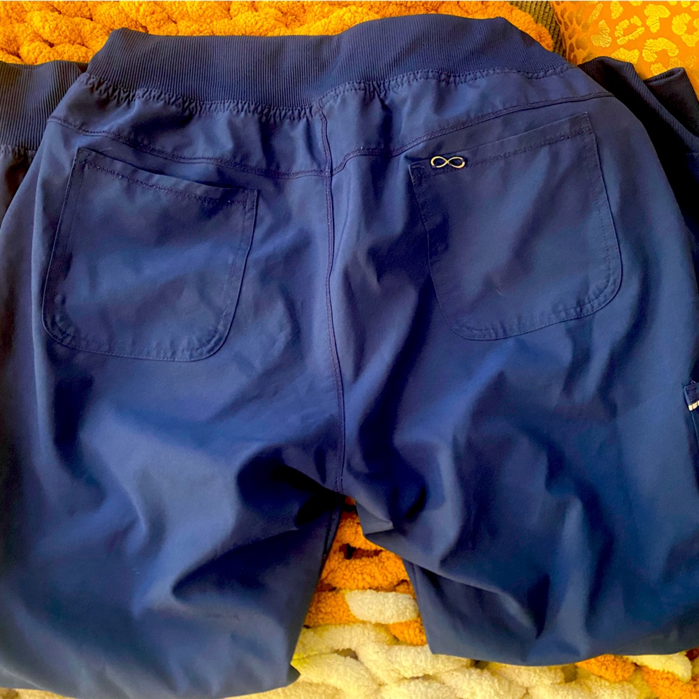 Medium navy blue scrub pants only